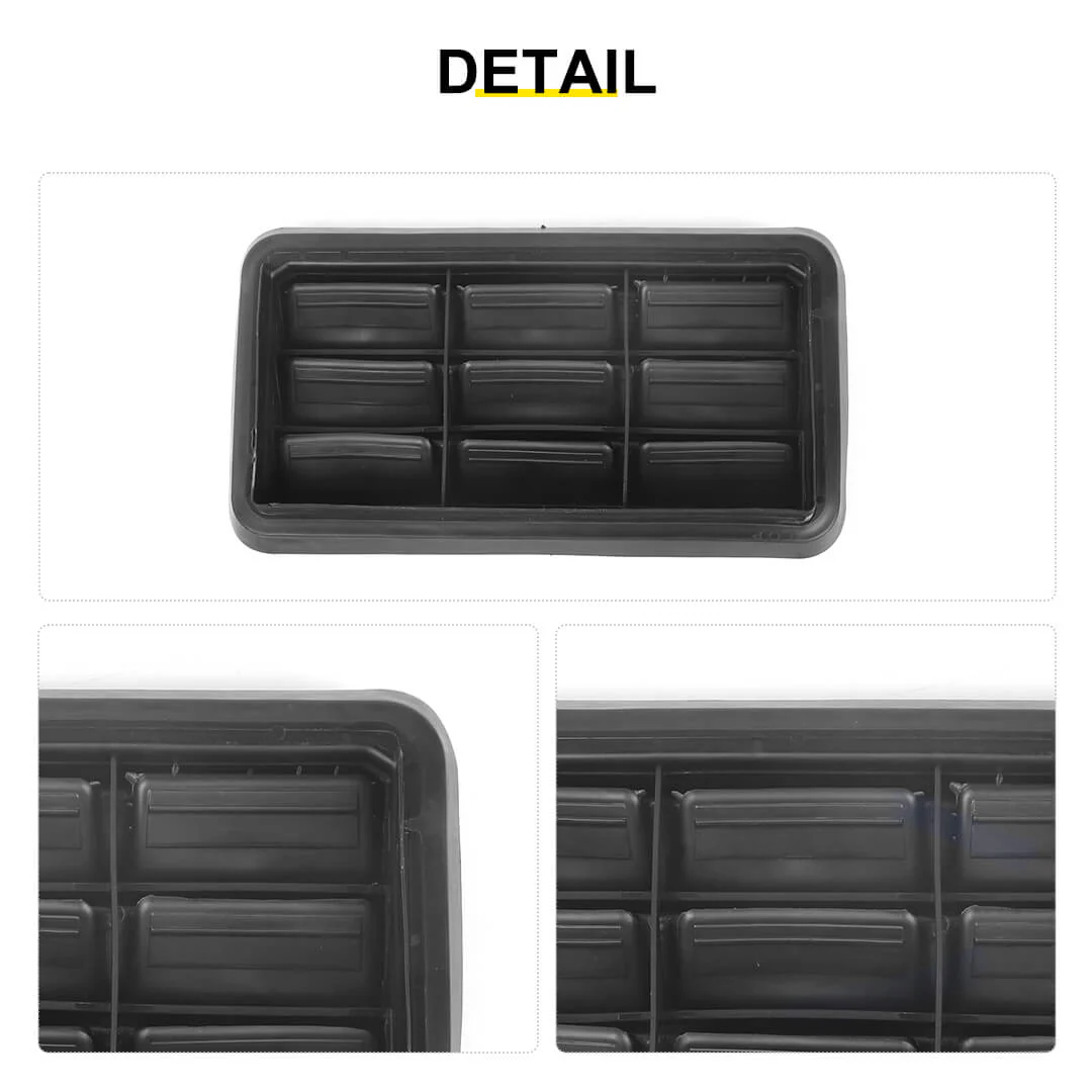 For 2007-2018 Jeep Wrangler JK Rear Tailgate Tail Gate Vent Grille Trim Cover - Image 9