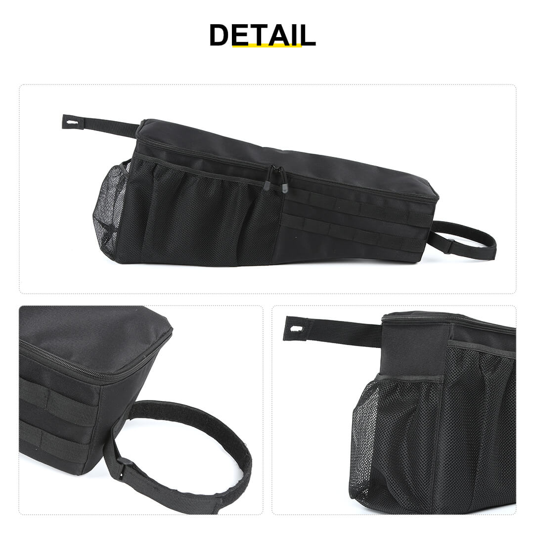 For 2007-2018 Jeep Wrangler JK Rear Trunk Organizer Rear Cargo Storage Side Bag (2 pcs) - Image 10