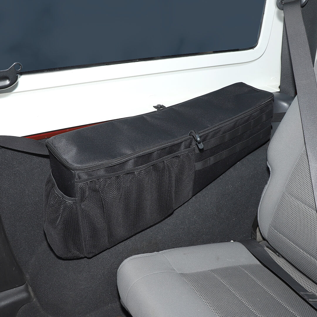 For 2007-2018 Jeep Wrangler JK Rear Trunk Organizer Rear Cargo Storage Side Bag (2 pcs) - Image 7