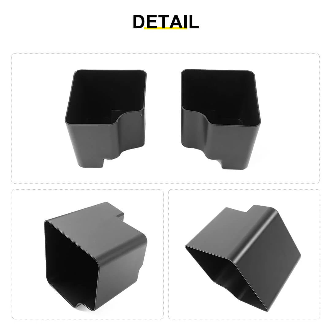 For 2007-2018 Jeep Wrangler JK Rear Trunk Seat Both Side Storage Box (2 pcs) - Image 7