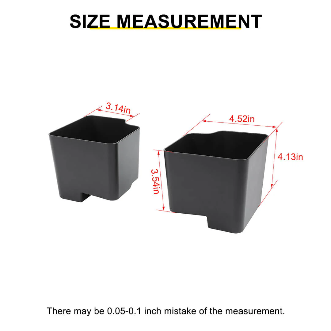 For 2007-2018 Jeep Wrangler JK Rear Trunk Seat Both Side Storage Box (2 pcs) - Image 9