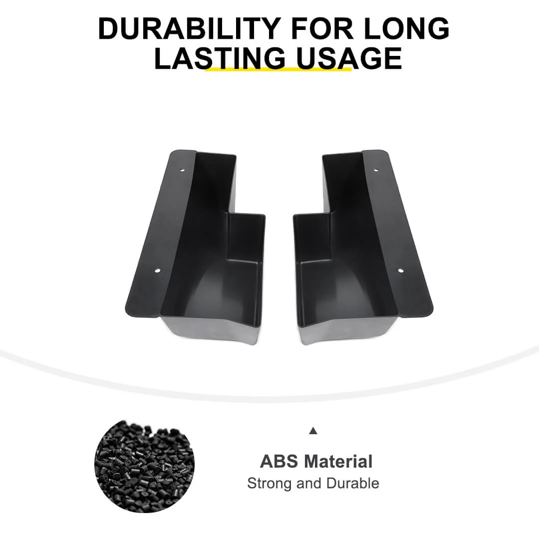 For 2007-2018 Jeep Wrangler JK Rear Trunk Side Storage Box Cargo Organizer Tray - Image 8