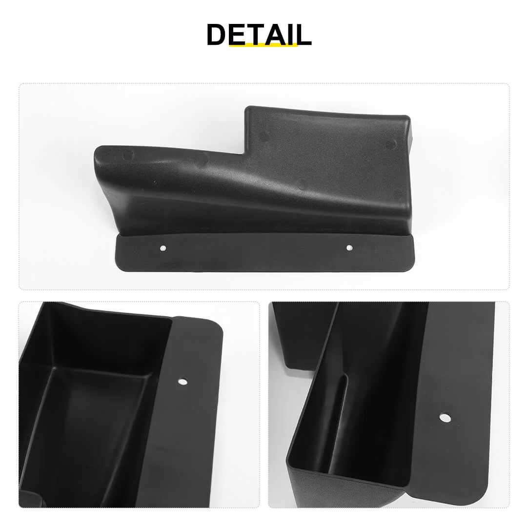 For 2007-2018 Jeep Wrangler JK Rear Trunk Side Storage Box Cargo Organizer Tray - Image 9