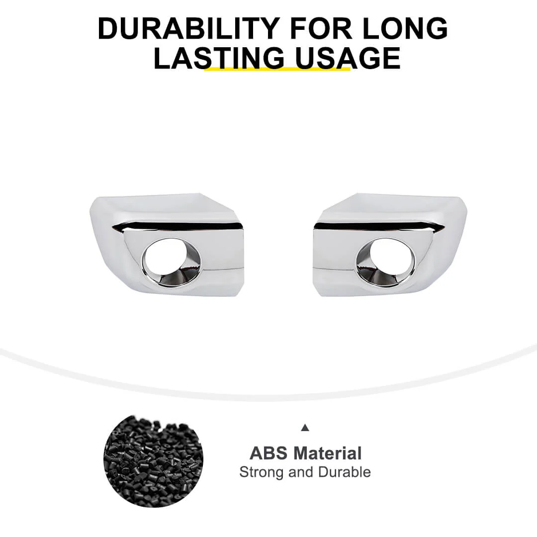 For 2007-2018 Jeep Wrangler JK Scratch Protect Front Bumper Corner Cover Trim (2 pcs) - Image 10