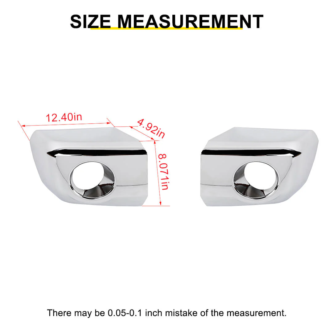 For 2007-2018 Jeep Wrangler JK Scratch Protect Front Bumper Corner Cover Trim (2 pcs) - Image 11
