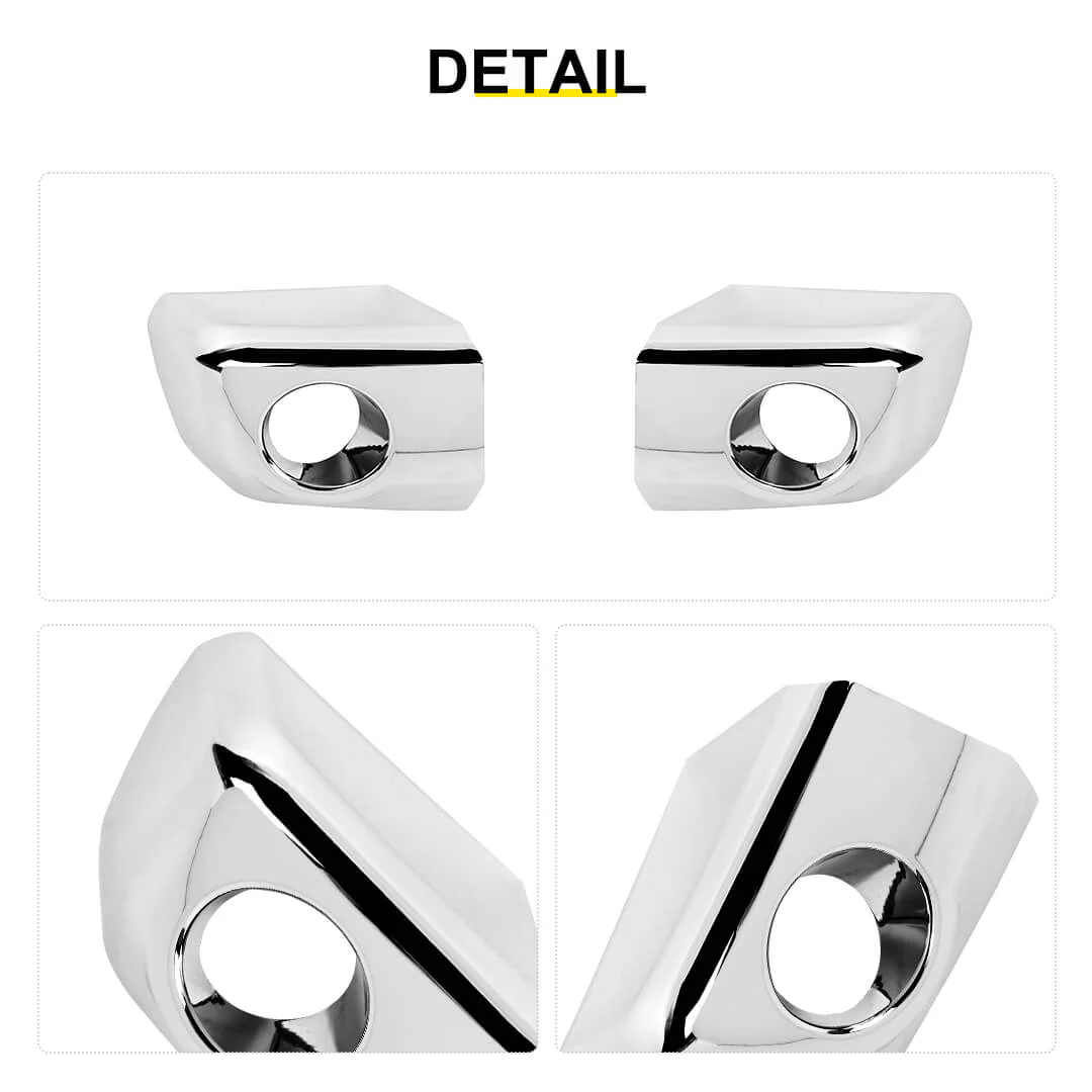For 2007-2018 Jeep Wrangler JK Scratch Protect Front Bumper Corner Cover Trim (2 pcs) - Image 9