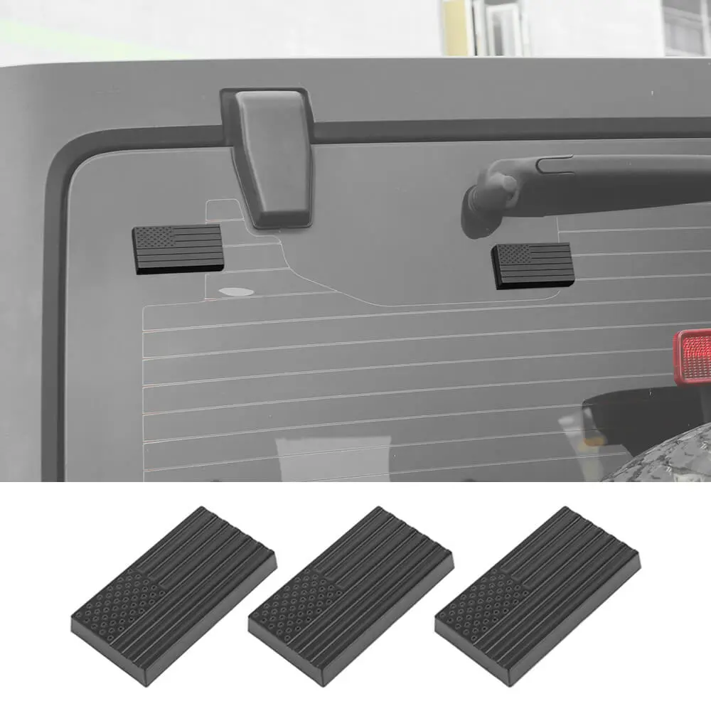 For 2007-2018 Jeep Wrangler JK Tailgate Rear Glass Door Decorative Cover - Image 11