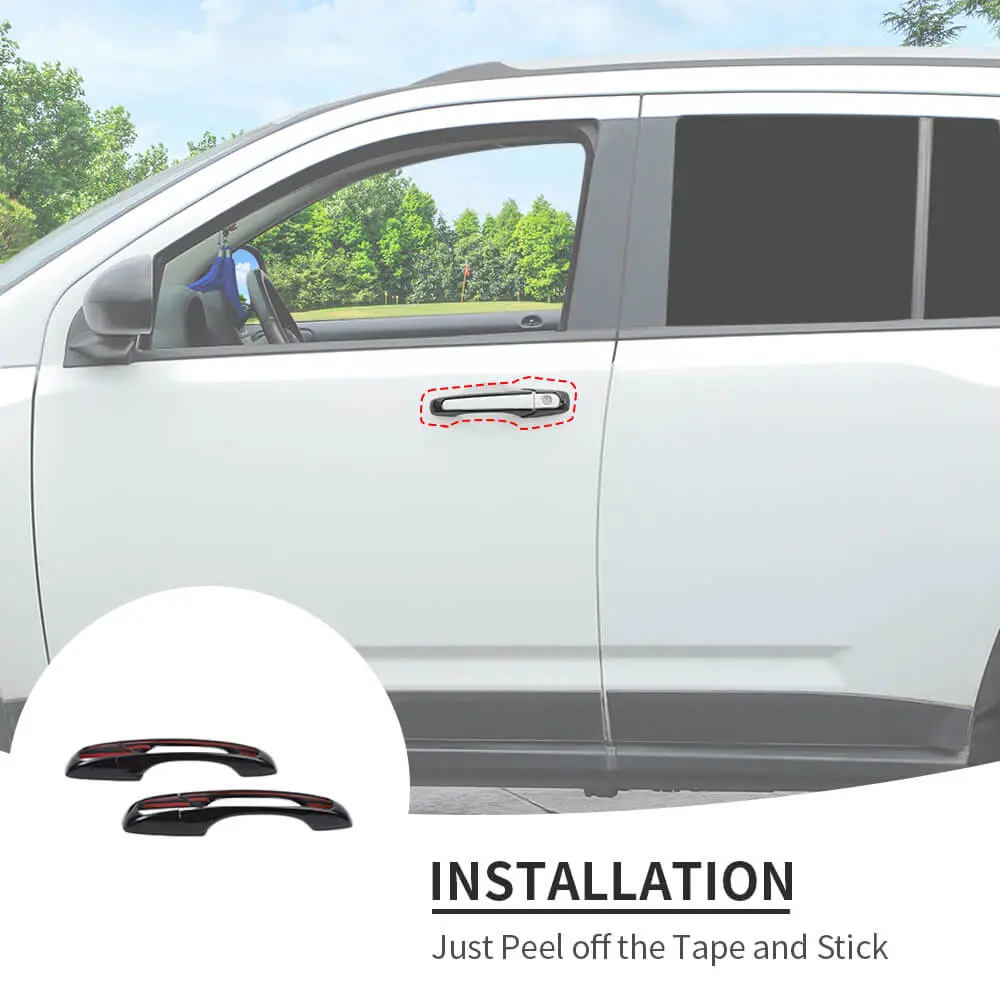 For 2008-2016 Jeep Compass Car Door Handle Shell Trim Cover - Image 6
