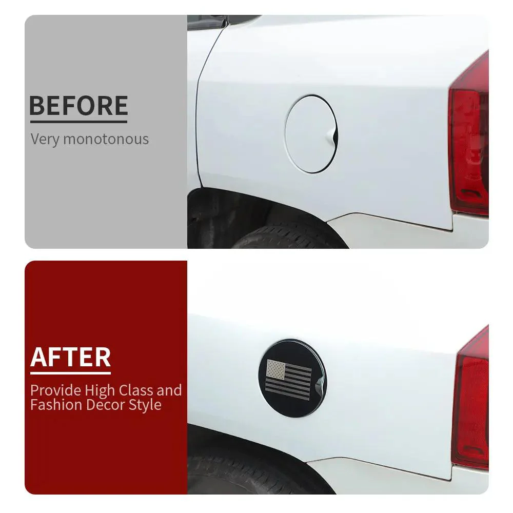 For 2008-2016 Jeep Compass Fuel Filler Tank Cover Door Gas Cap Trim Cover - Image 2