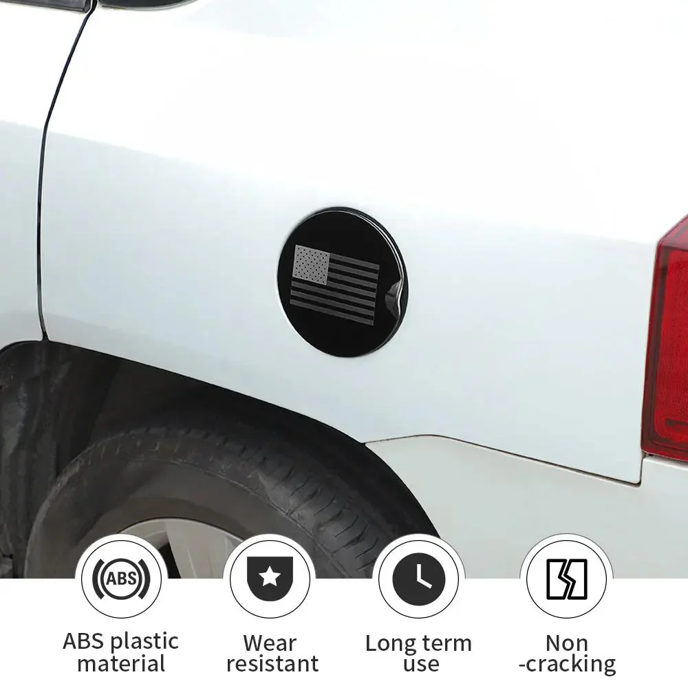 For 2008-2016 Jeep Compass Fuel Filler Tank Cover Door Gas Cap Trim Cover - Image 6