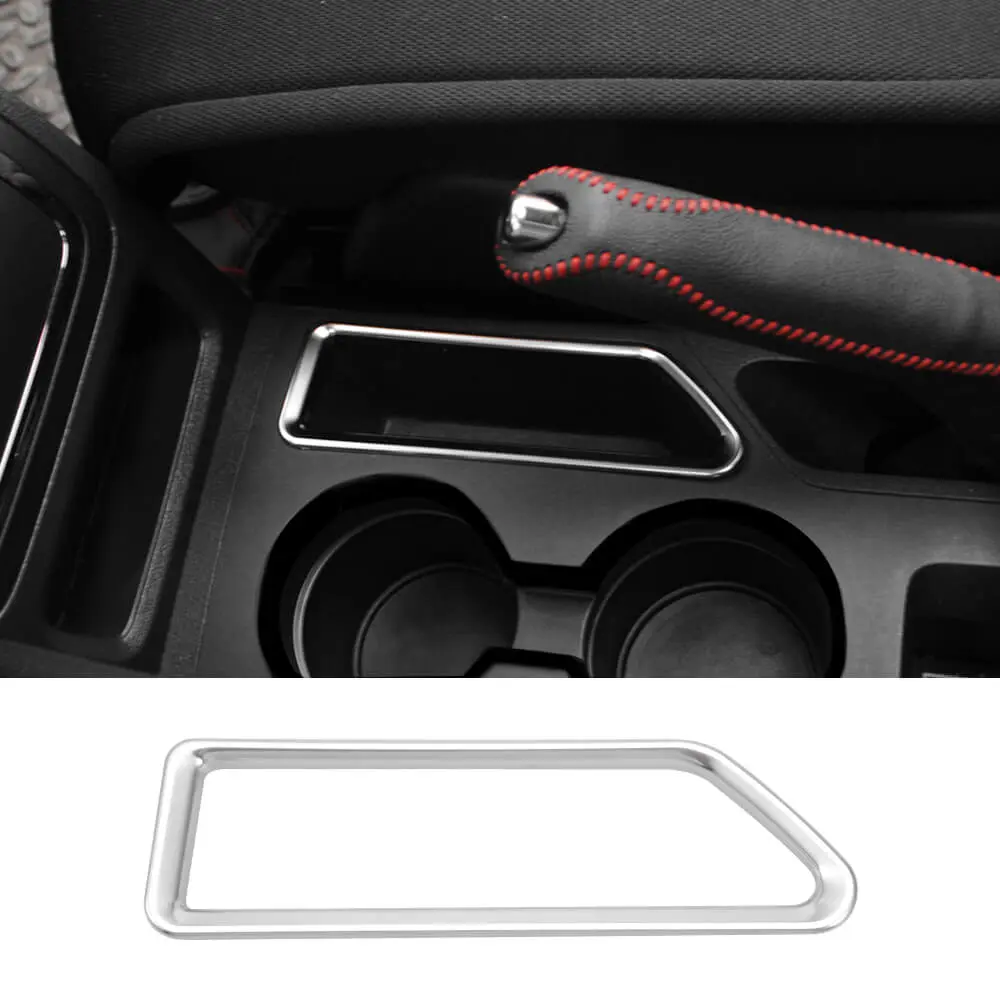 For 2010-2016 Jeep Compass & Patriot Front Cup Holder Side Storage Box Cover Trim - Image 12