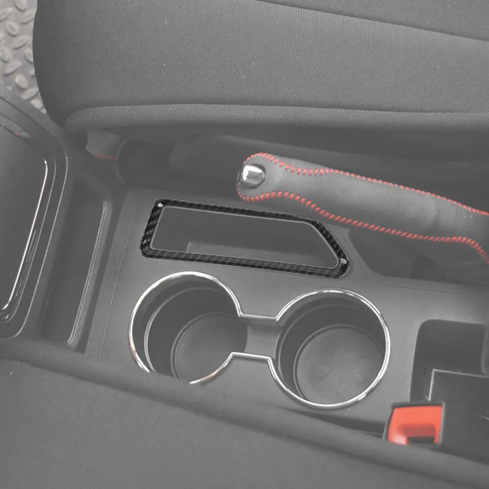 For 2010-2016 Jeep Compass & Patriot Front Cup Holder Side Storage Box Cover Trim - Image 2