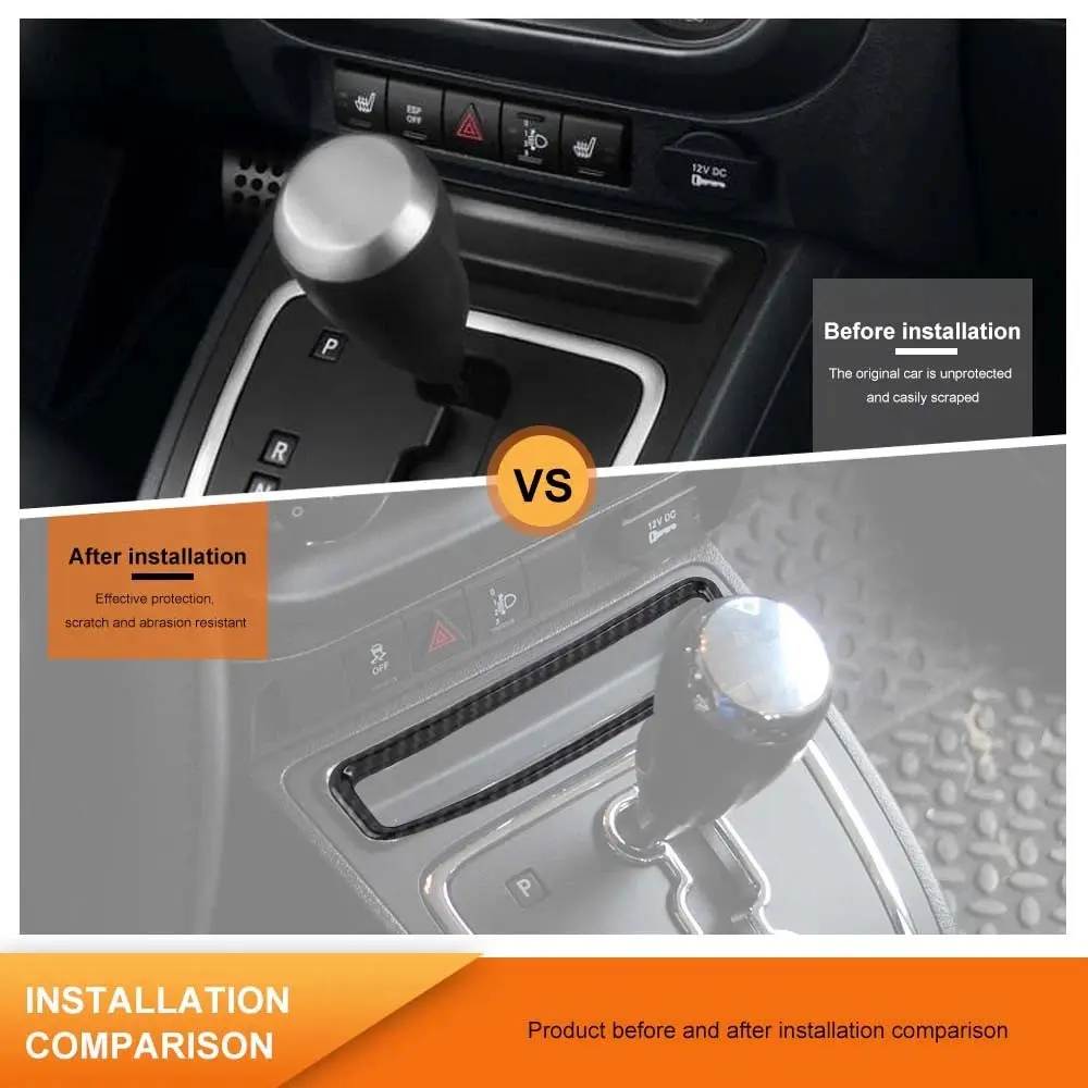 For 2010-2016 Jeep Compass/Patriot Inner Front Gear Shift Storage Frame Cover - Image 4