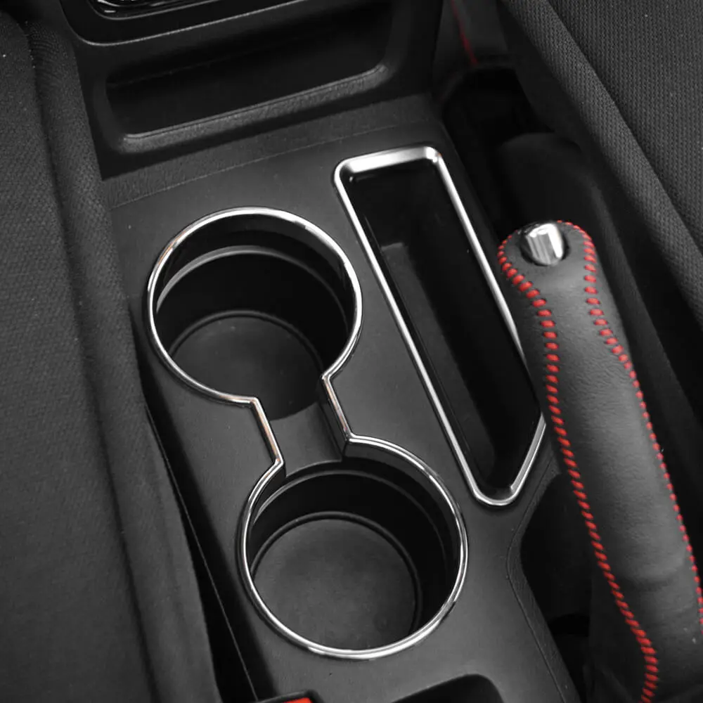 For 2010-2016 Jeep Compass & Patriot Interior Center Console Water Cup Holder Cover Trim - Image 3