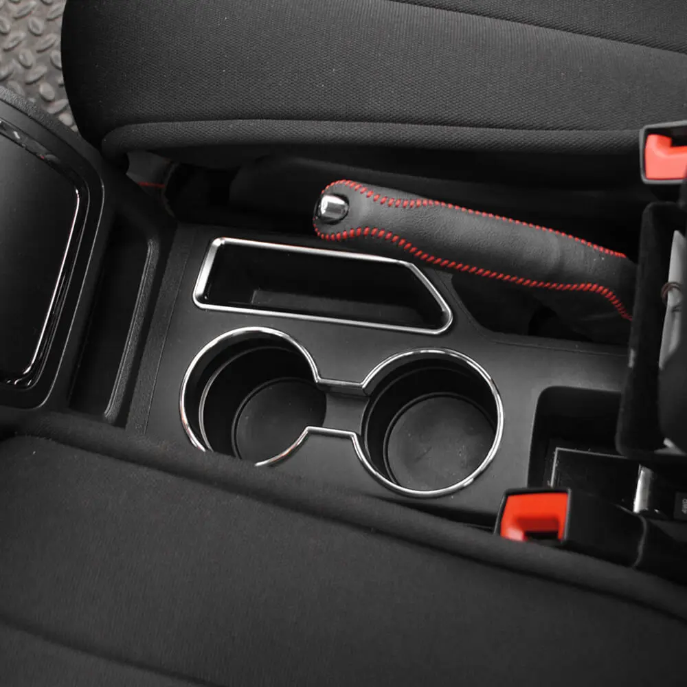 For 2010-2016 Jeep Compass & Patriot Interior Center Console Water Cup Holder Cover Trim - Image 4