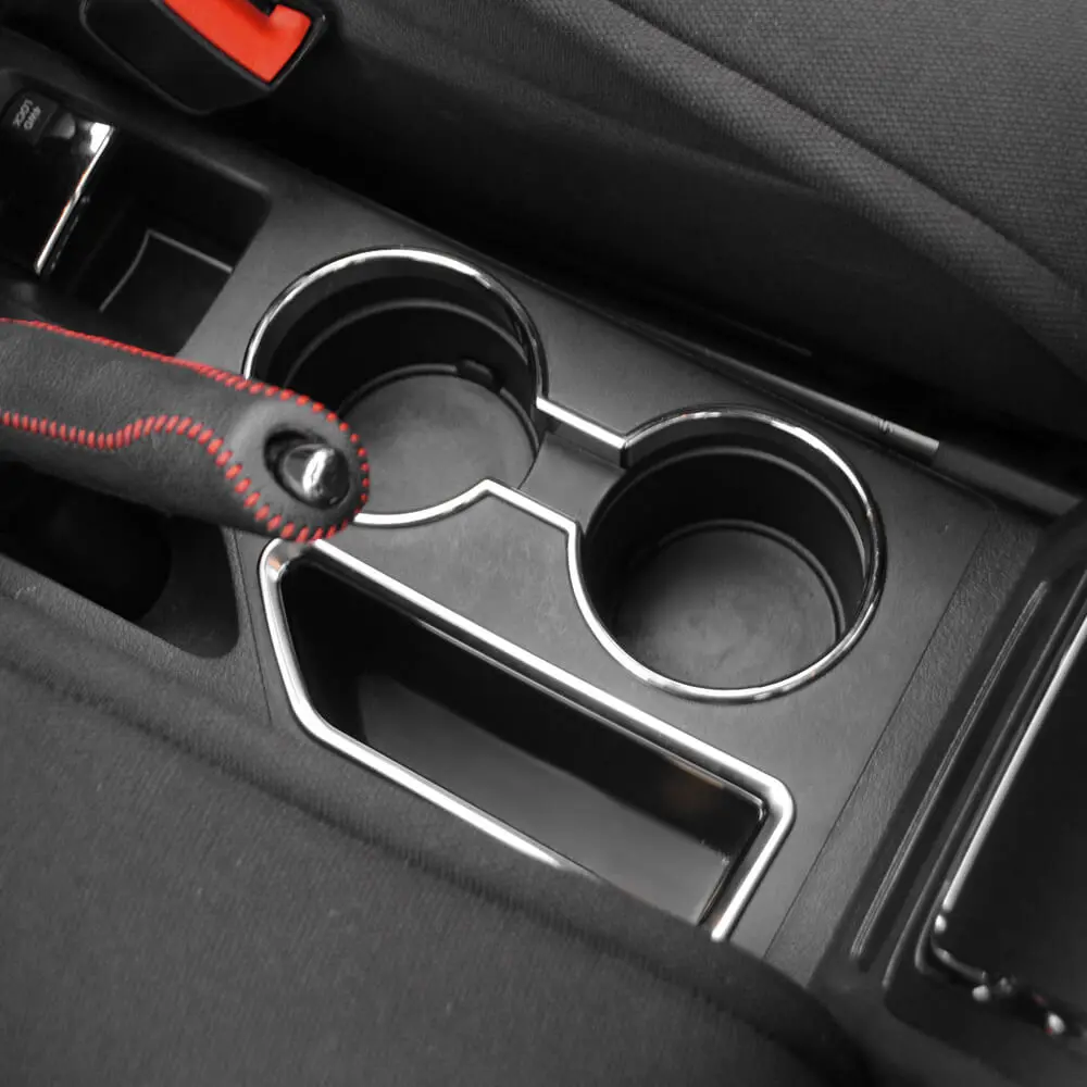 For 2010-2016 Jeep Compass & Patriot Interior Center Console Water Cup Holder Cover Trim - Image 5