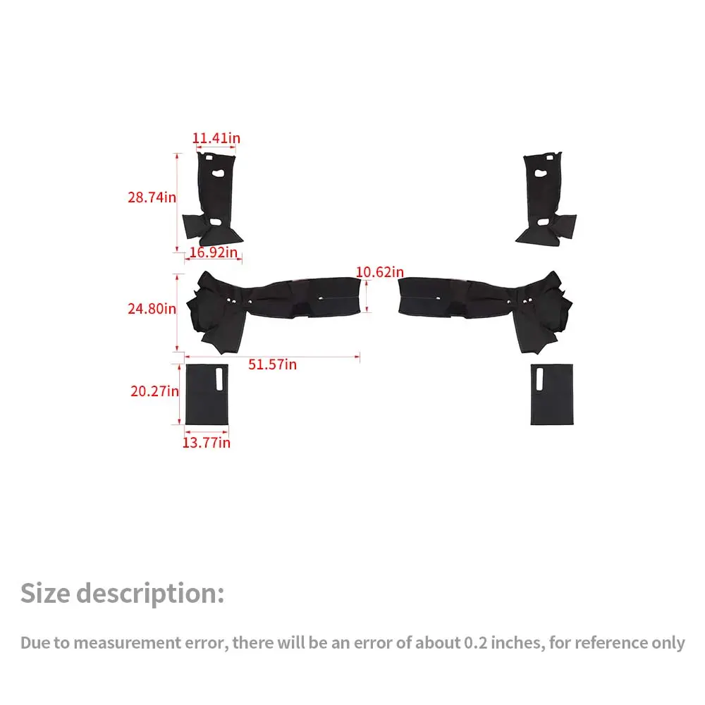 For 2011-2018 Jeep Wrangler JK Roll Bar Cover Protect prevent scratch - Image 9