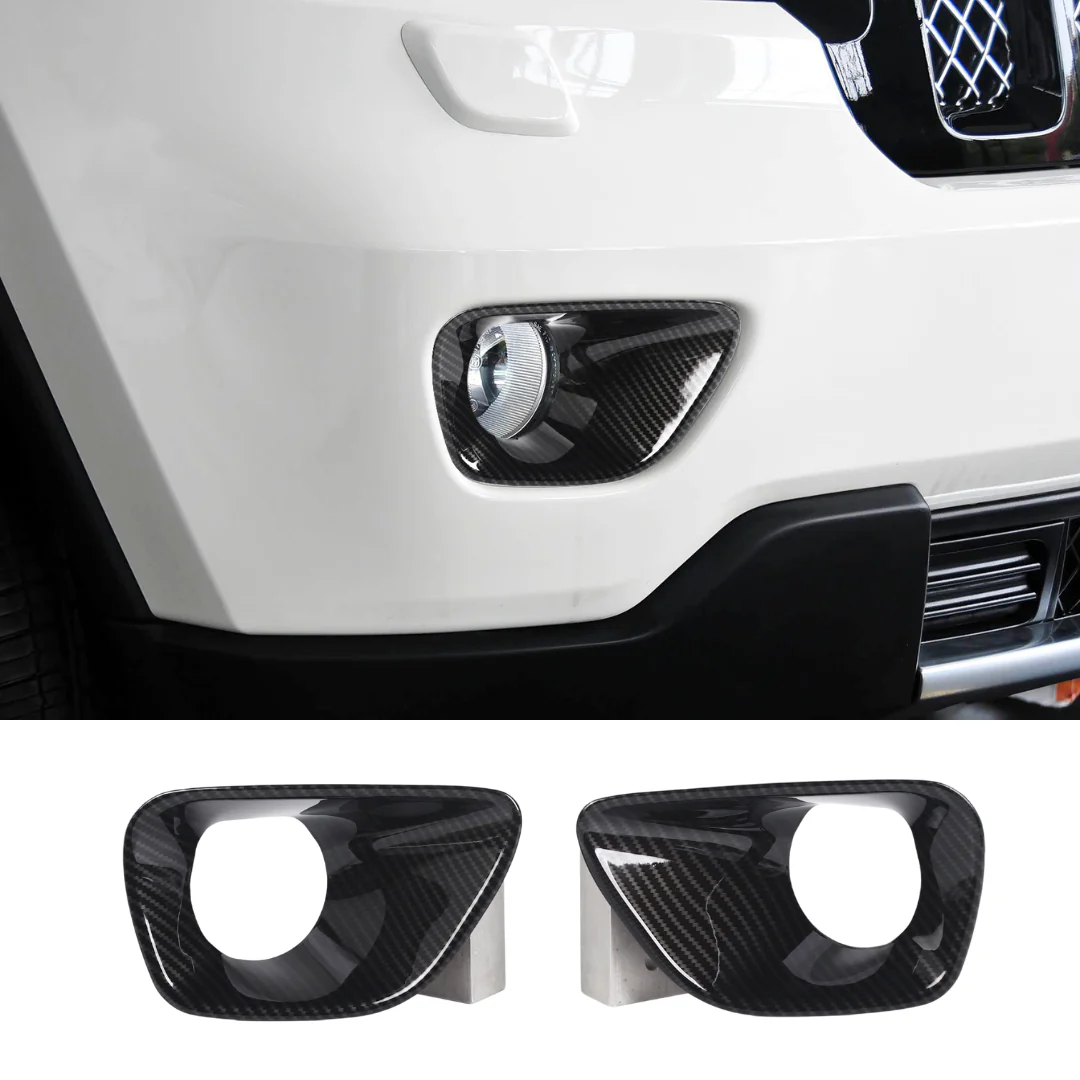 For 2011-2013 Jeep Grand Cherokee WK2 Front Fog Light Cover Fog Lamp Trim