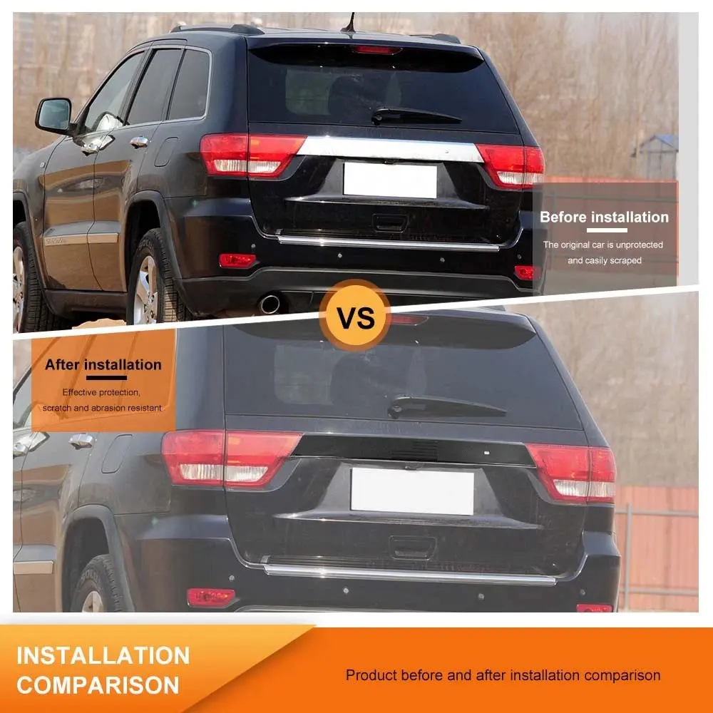 For 2011-2013 Jeep Grand Cherokee WK2 Rear Trunk Door Trim Strip Cover - Image 2
