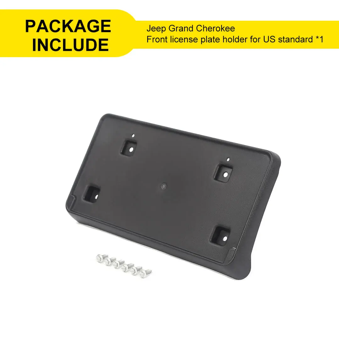 For 2011-2013 Jeep Grand Cherokee WK2 Front Bumper License Plate Holder Bracket - Image 10