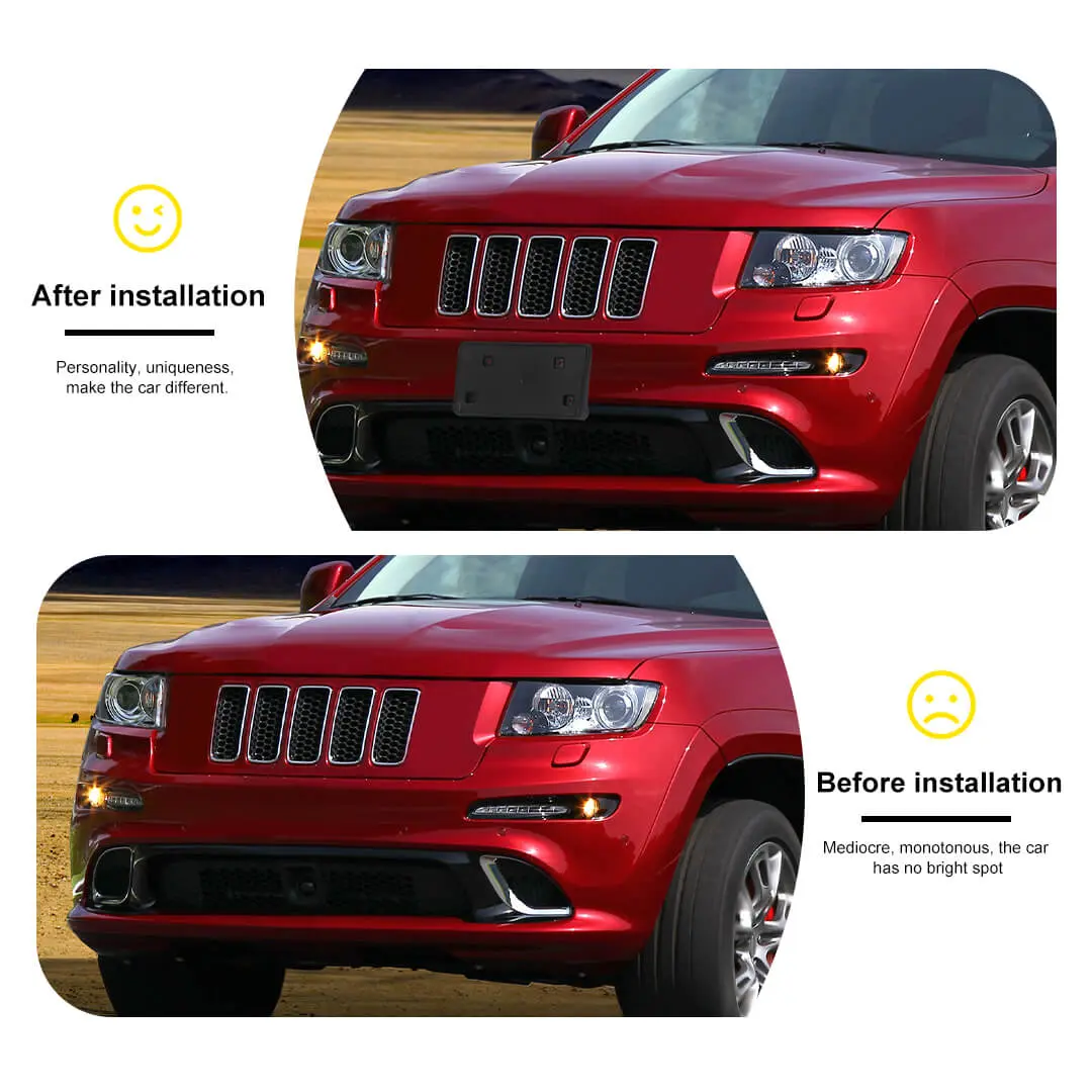 For 2011-2013 Jeep Grand Cherokee WK2 Front Bumper License Plate Holder Bracket - Image 2
