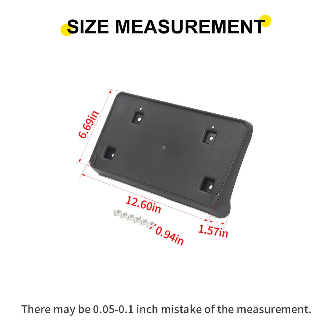 For 2011-2013 Jeep Grand Cherokee WK2 Front Bumper License Plate Holder Bracket - Image 8