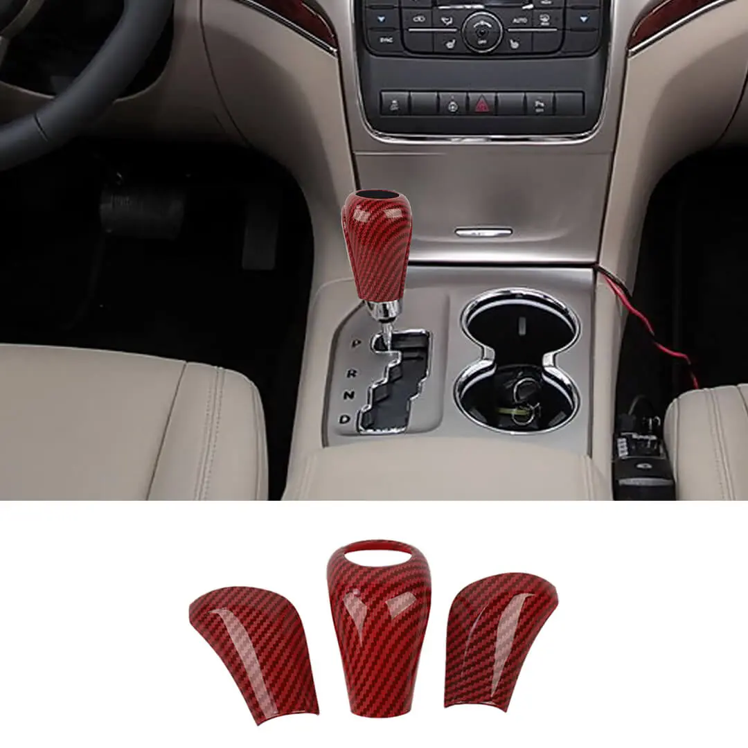 For 2011-2013 Jeep Grand Cherokee WK2 Interior Gear Shift Knob Head Cover Trim (3 pcs) - Image 11