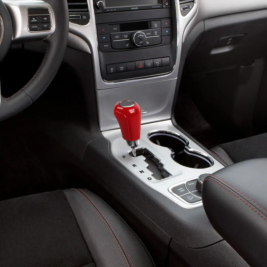 For 2011-2013 Jeep Grand Cherokee WK2 Interior Gear Shift Knob Head Cover Trim (3 pcs) - Image 3