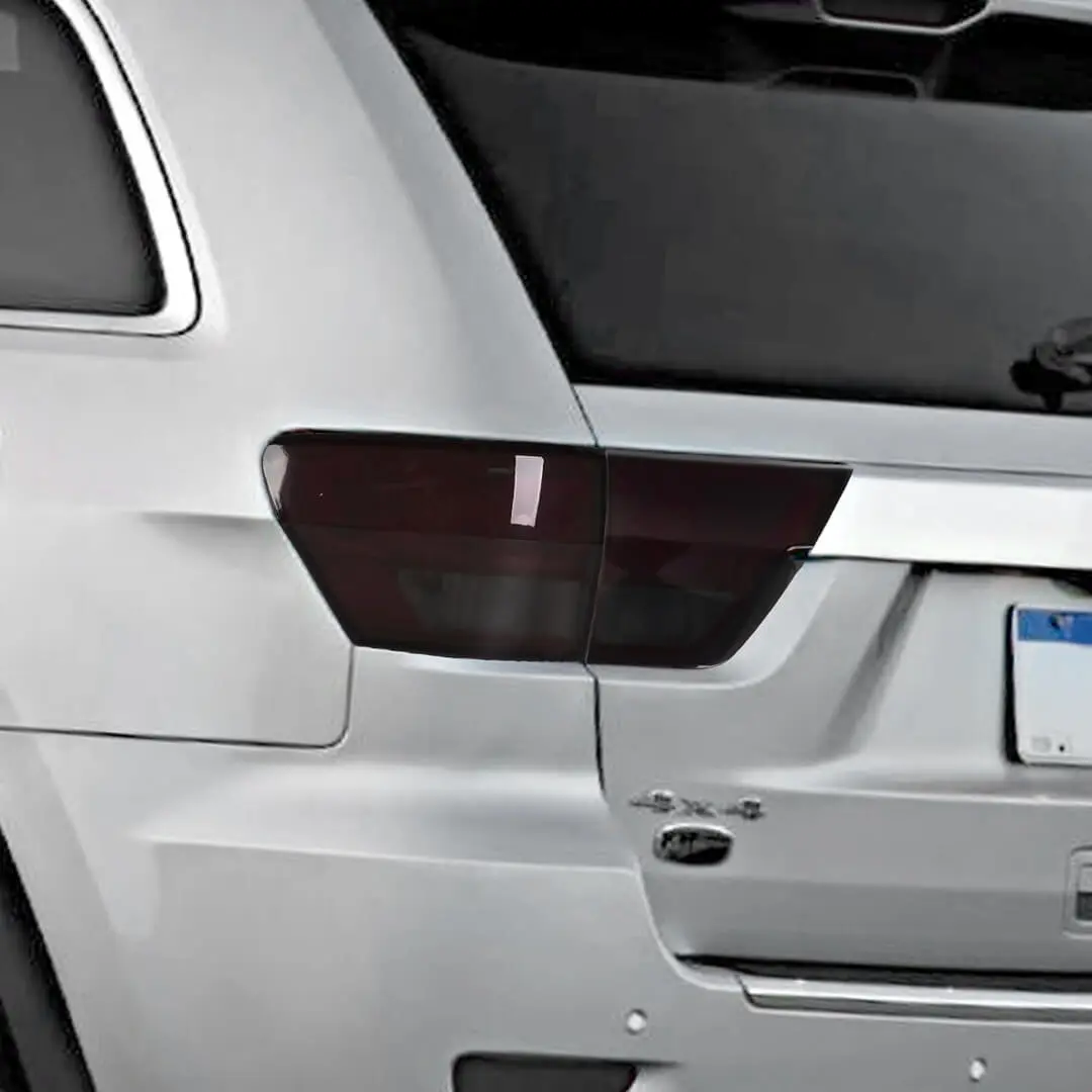 For 2011-2013 Jeep Grand Cherokee WK2 Smoke Black Rear Taillight Lamp Light Trim Cover (4 pcs) - Image 6