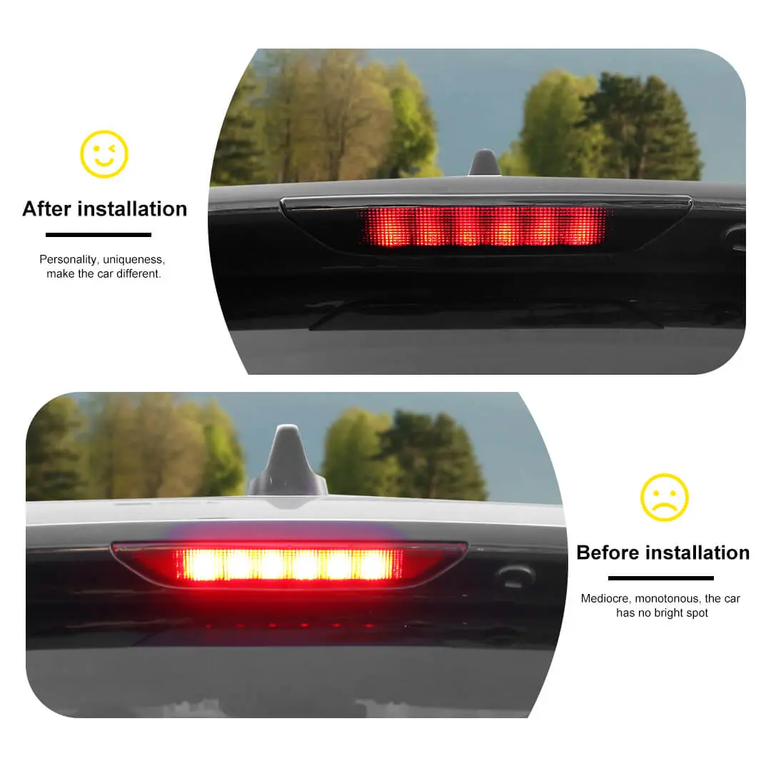 For 2011-2016 Jeep Compass/2011-2022 Grand Cherokee WK2 High Brake Light Lamp Cover Trim - Image 2