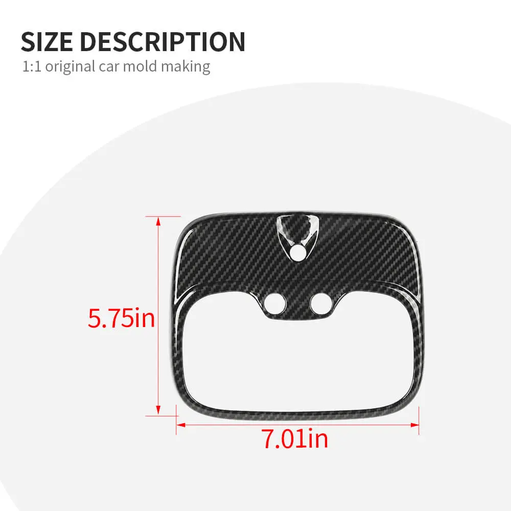 For 2011-2016 Jeep Compass & Patriot Interior Front Reading Light Switch Frame Cover - Image 10