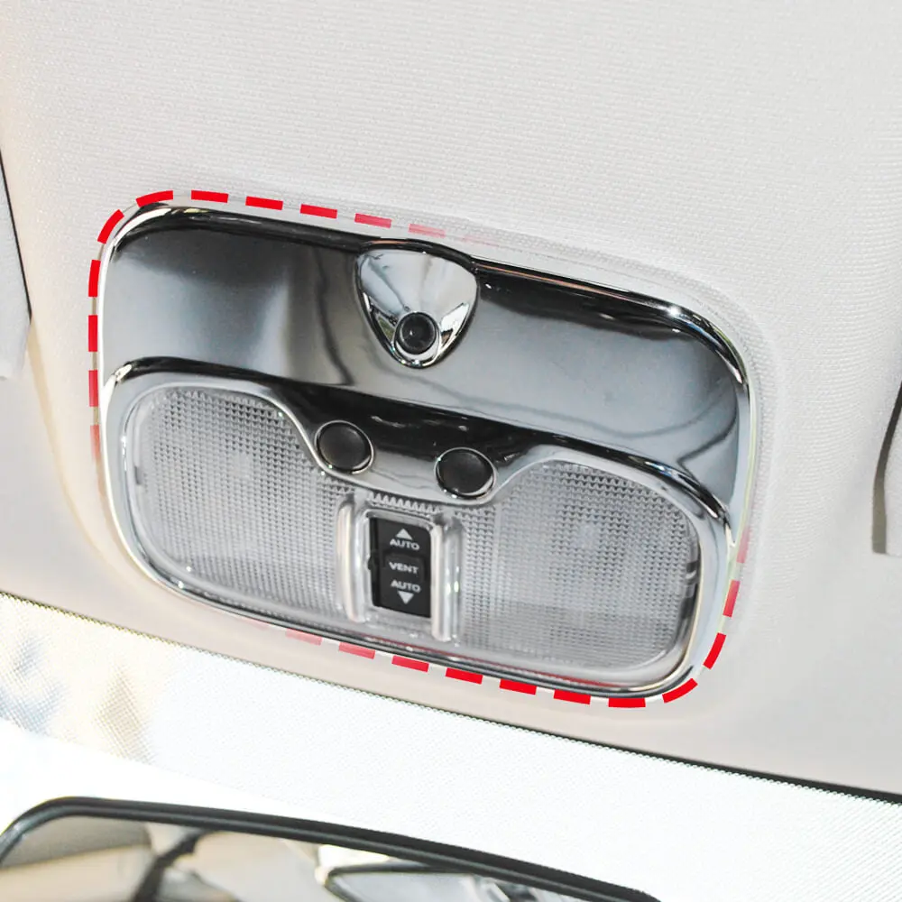 For 2011-2016 Jeep Compass & Patriot Interior Front Reading Light Switch Frame Cover - Image 3