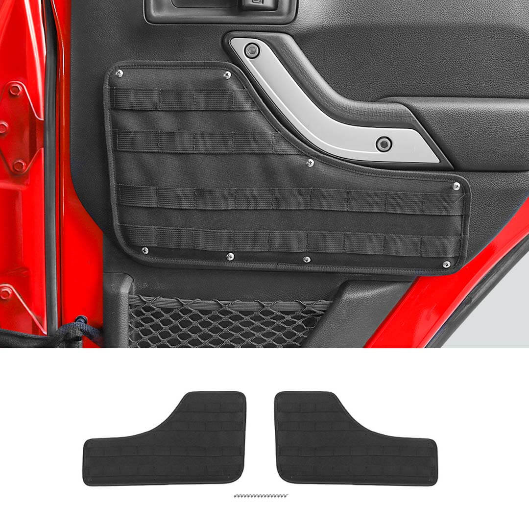 For 2011-2018 Jeep Wrangler JK 4-Door Version Front Rear Car Door Multifunction Tactical Hanging Board - Image 14
