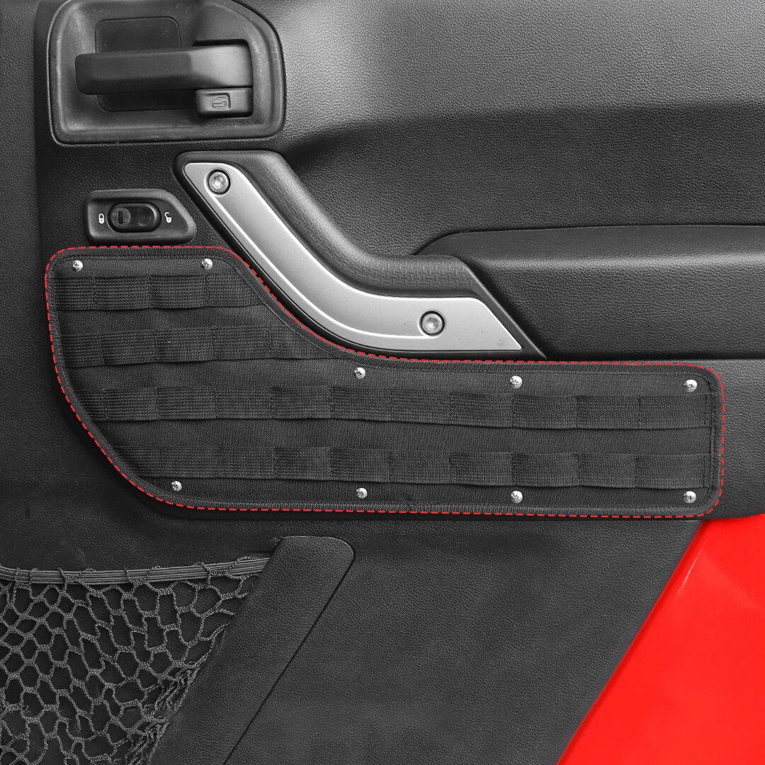 For 2011-2018 Jeep Wrangler JK 4-Door Version Front Rear Car Door Multifunction Tactical Hanging Board - Image 4