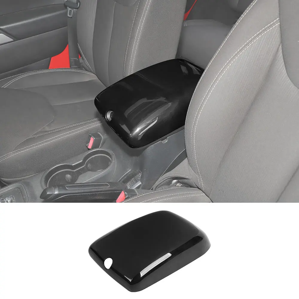 For 2011-2018 Jeep Wrangler JK Center Console Armrest Box Pad Cover Trim Decor