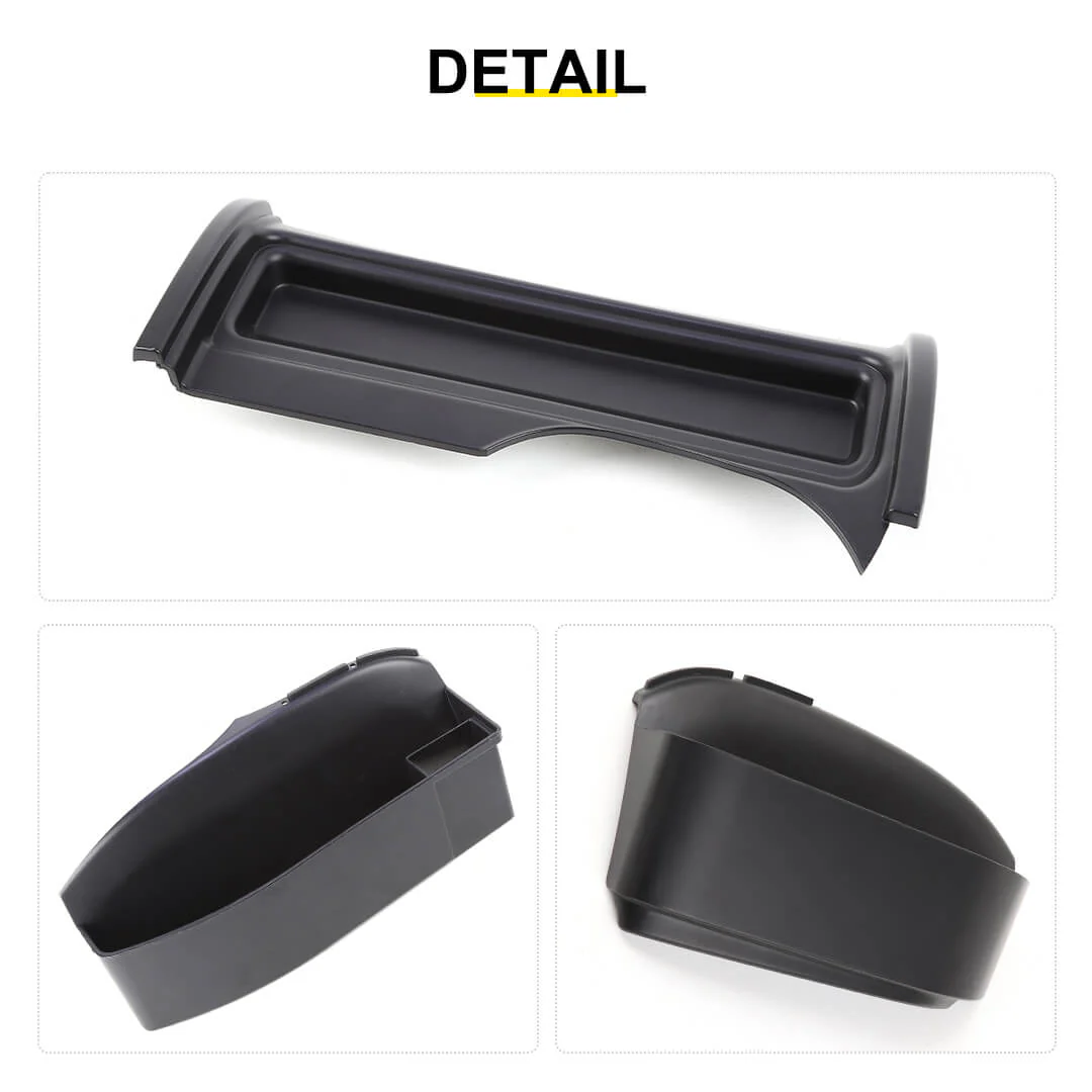 For 2011-2018 Jeep Wrangler JK Interior Center Console Gear Shift Storage Box Tray Organizer (3 pcs) - Image 12