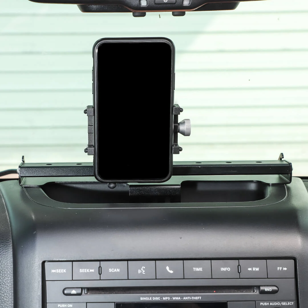 For 2011-2018 Jeep Wrangler JK Interior Center Console Multifunctional Action Camera & Phone Holder Mount Bracket - Image 5