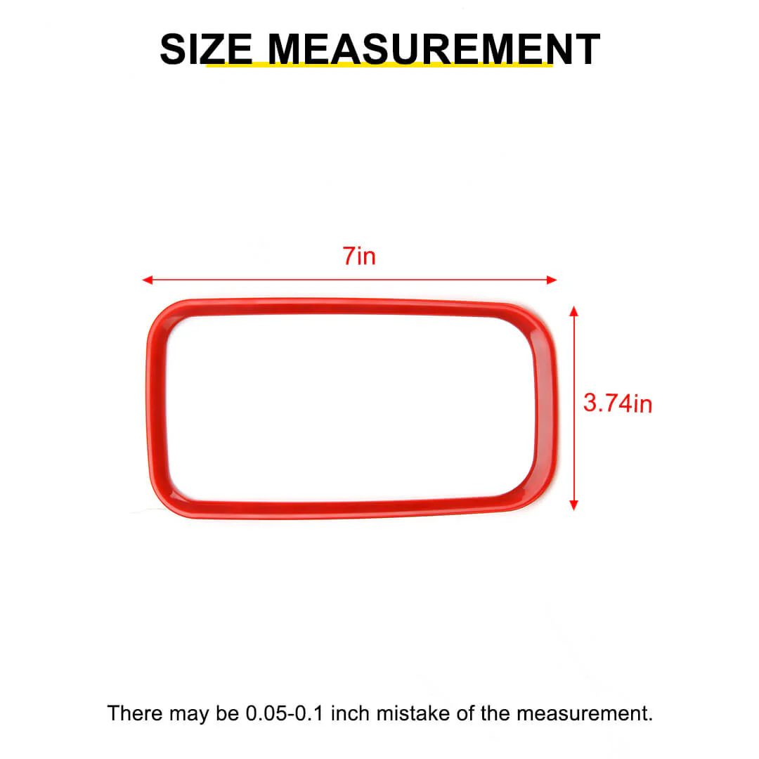 For 2011-2018 Jeep Wrangler JK Interior Gear Shift Panel Cover Trim Frame Ring - Image 10