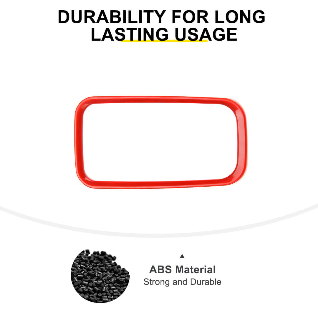 For 2011-2018 Jeep Wrangler JK Interior Gear Shift Panel Cover Trim Frame Ring - Image 11