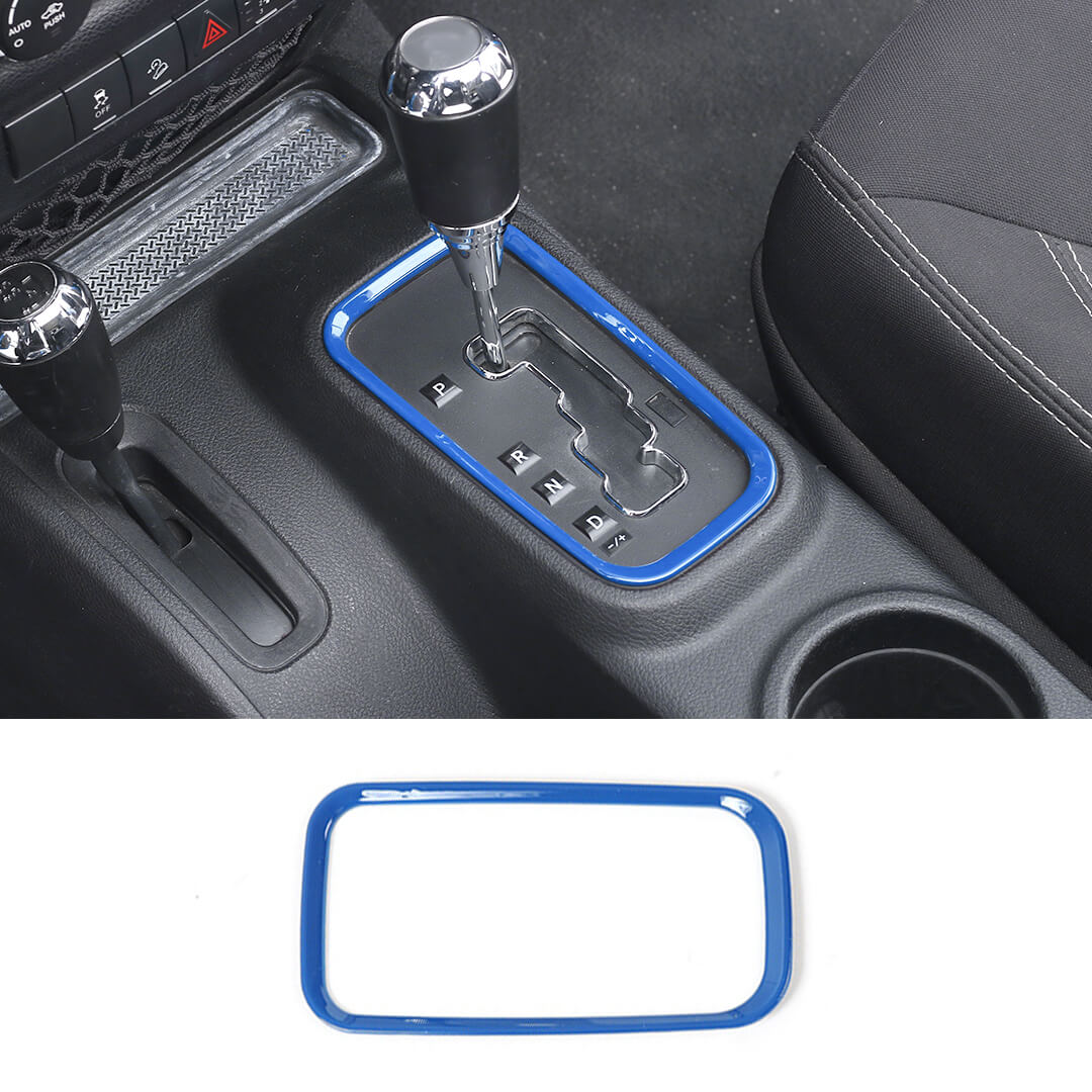 For 2011-2018 Jeep Wrangler JK Interior Gear Shift Panel Cover Trim Frame Ring - Image 15