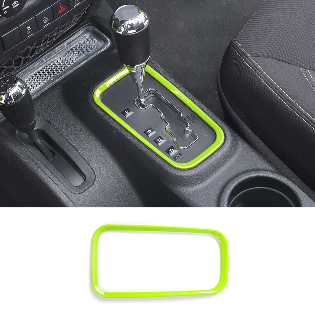 For 2011-2018 Jeep Wrangler JK Interior Gear Shift Panel Cover Trim Frame Ring - Image 19