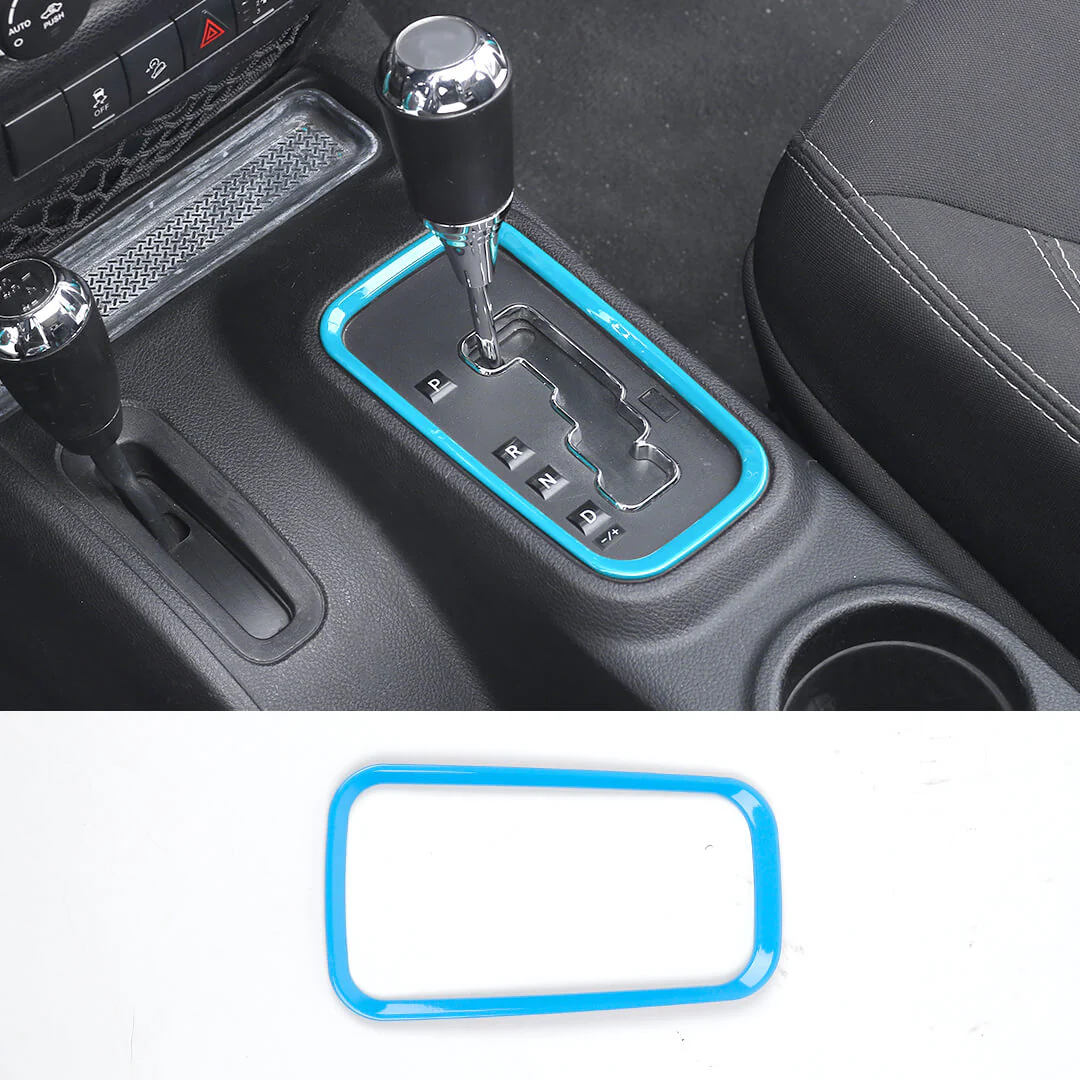 For 2011-2018 Jeep Wrangler JK Interior Gear Shift Panel Cover Trim Frame Ring - Image 22