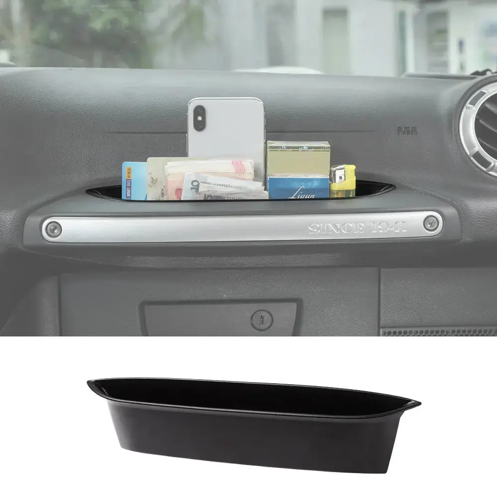 For 2011-2018 Jeep Wrangler JK JKU Dash Console Door & Trunk Storage Box