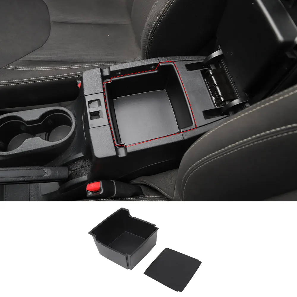 For 2011-2018 Jeep Wrangler JK JKU Dash Console Door & Trunk Storage Box - Image 12