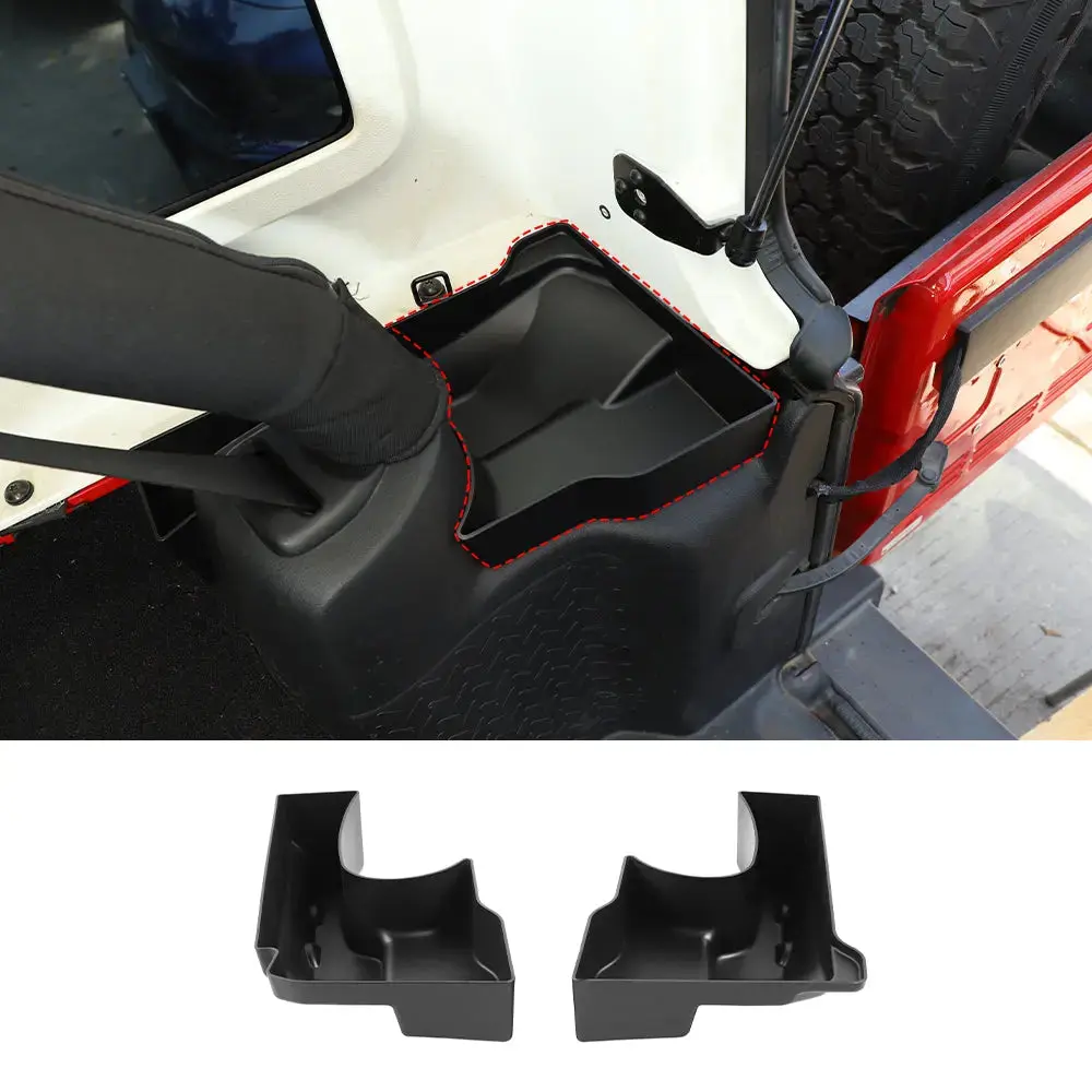For 2011-2018 Jeep Wrangler JK JKU Dash Console Door & Trunk Storage Box - Image 17