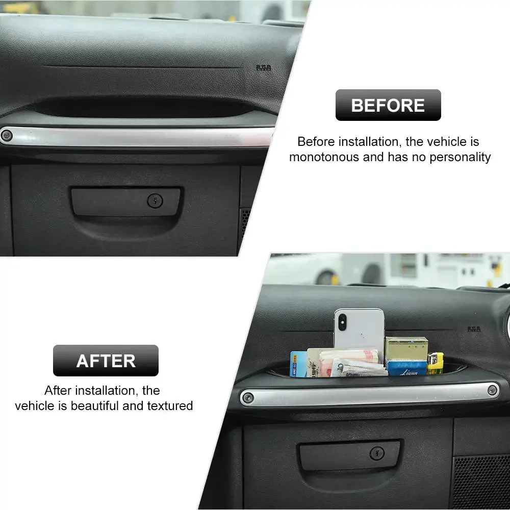 For 2011-2018 Jeep Wrangler JK JKU Dash Console Door & Trunk Storage Box - Image 2
