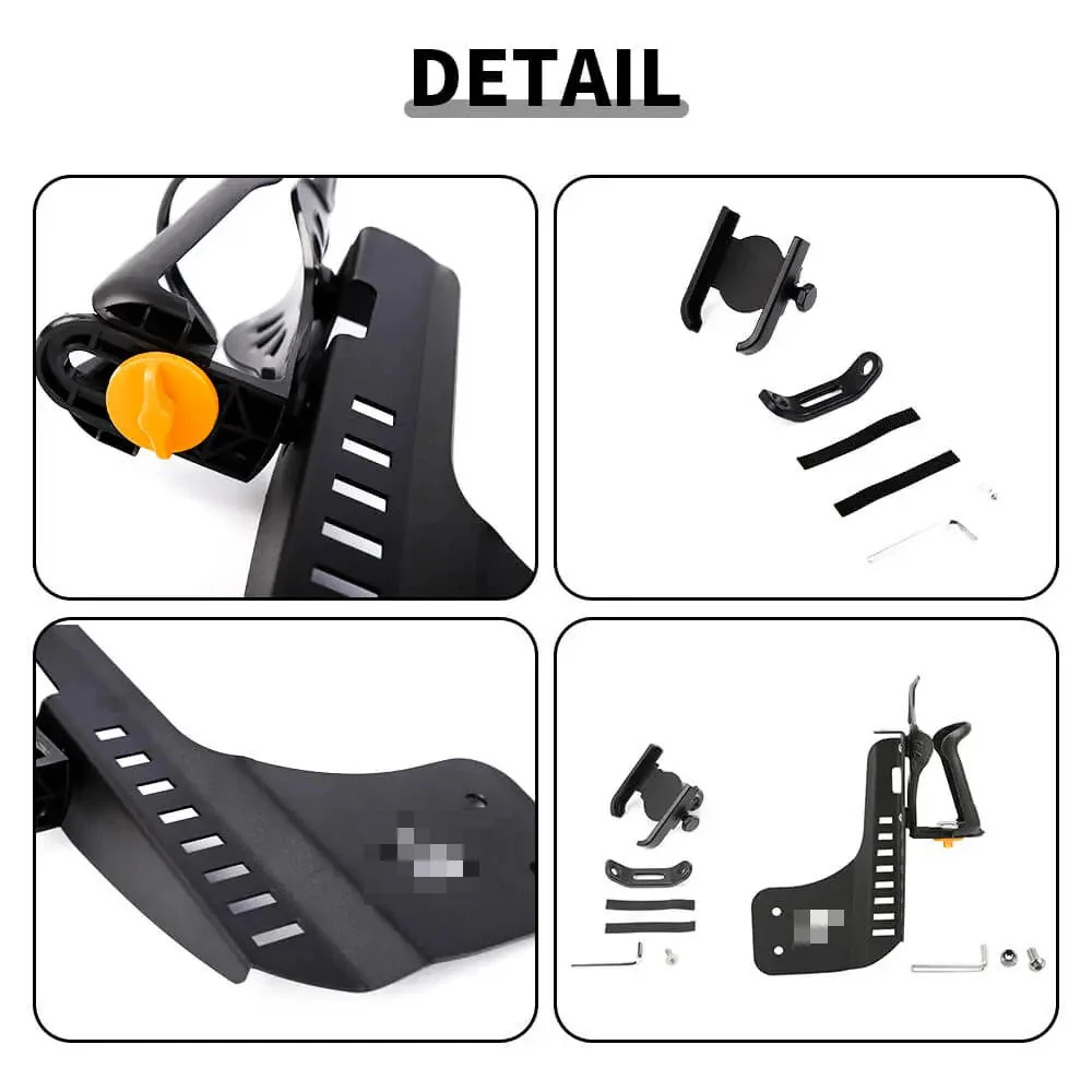 For 2011-2018 Jeep Wrangler JK JKU Two Side Front Door Water Cup Phone Holder Stand - Image 11