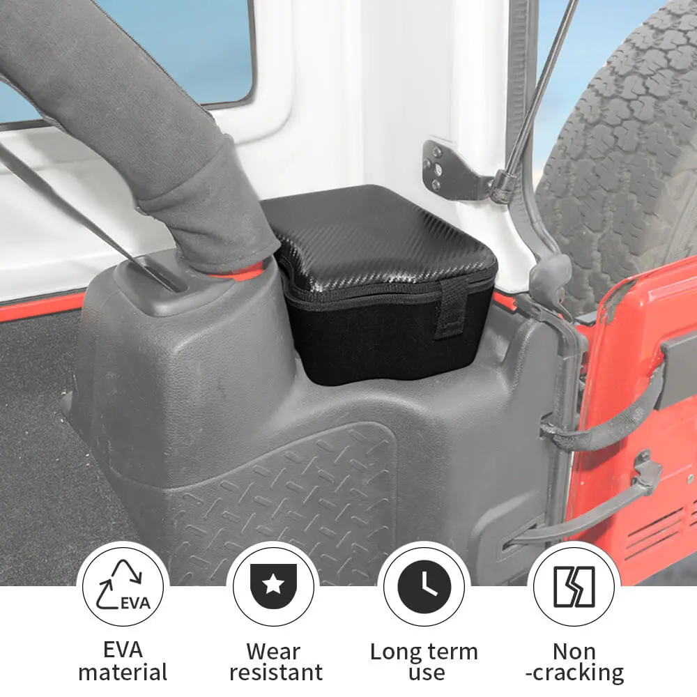 For 2011-2018 Jeep Wrangler JKU 4 Door Rear Trunk Side Storage Bag Pockets Box - Image 6