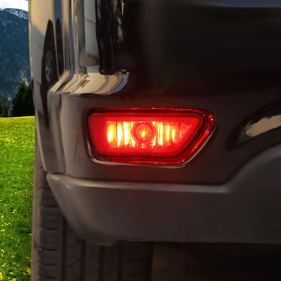 For 2011-2020 Jeep Grand Cherokee WK2/2011-2016 Compass Rear Bumper Fog Lamp Light Accessories - Image 5