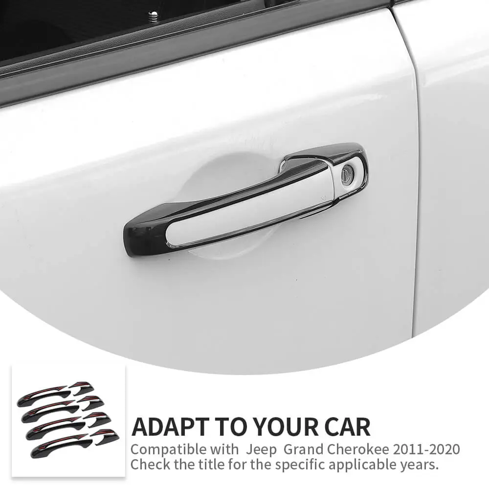 For 2011-2021 Jeep Grand Cherokee WK2/2011-2016 Jeep Patriot Door Handle Cover Trim Shell - Image 9